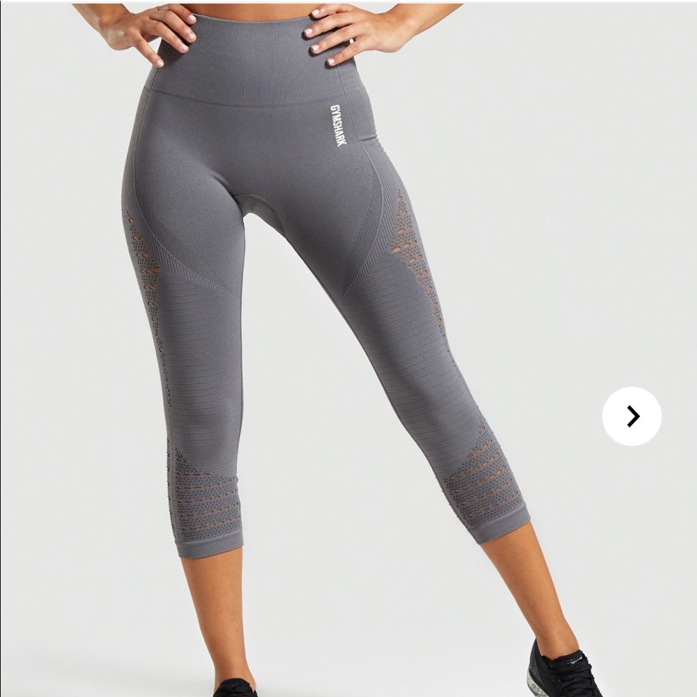 Gymshark Energy + Seamless Cropped Leggings